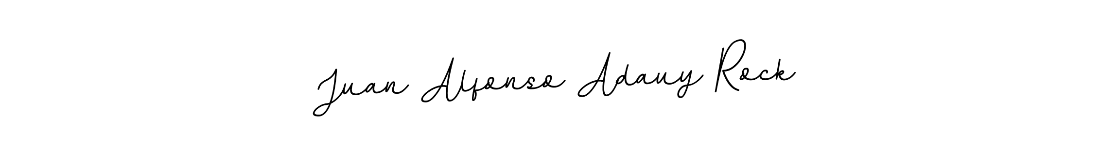 Make a beautiful signature design for name Juan Alfonso Adauy Rock. With this signature (BallpointsItalic-DORy9) style, you can create a handwritten signature for free. Juan Alfonso Adauy Rock signature style 11 images and pictures png