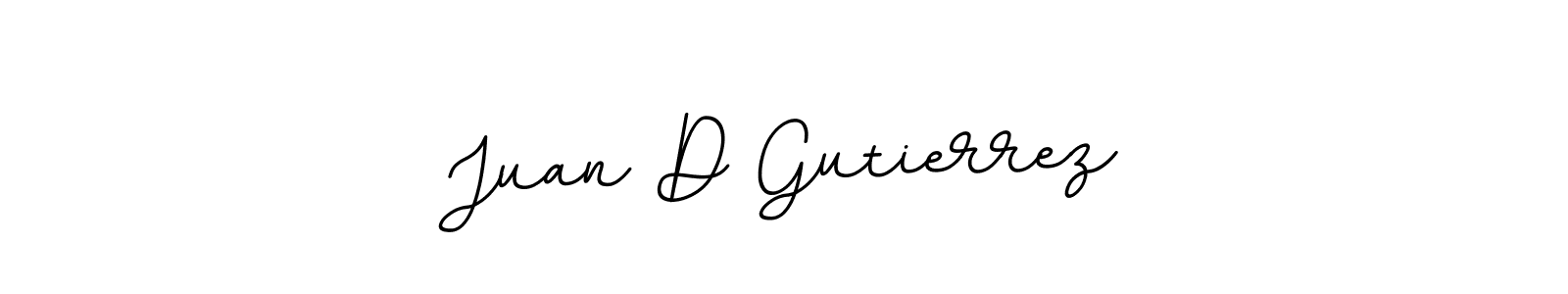 The best way (BallpointsItalic-DORy9) to make a short signature is to pick only two or three words in your name. The name Juan D Gutierrez include a total of six letters. For converting this name. Juan D Gutierrez signature style 11 images and pictures png