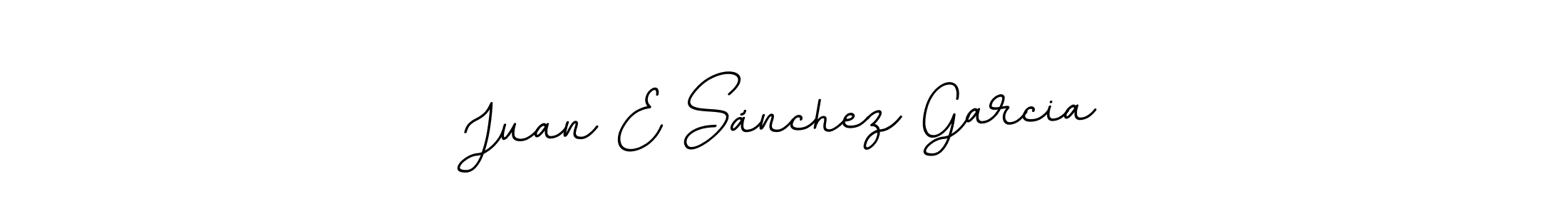 This is the best signature style for the Juan E Sánchez Garcia name. Also you like these signature font (BallpointsItalic-DORy9). Mix name signature. Juan E Sánchez Garcia signature style 11 images and pictures png