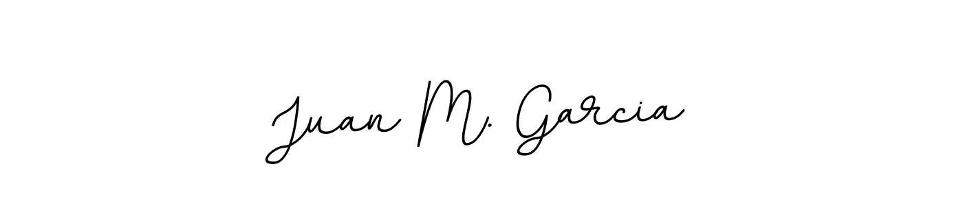 This is the best signature style for the Juan M. Garcia name. Also you like these signature font (BallpointsItalic-DORy9). Mix name signature. Juan M. Garcia signature style 11 images and pictures png