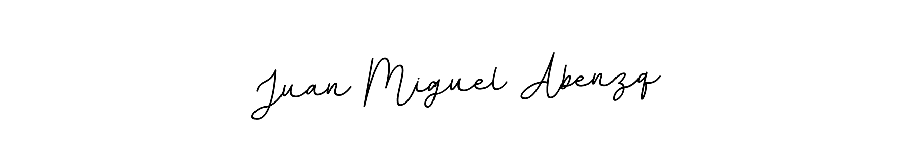 if you are searching for the best signature style for your name Juan Miguel Abenzq. so please give up your signature search. here we have designed multiple signature styles  using BallpointsItalic-DORy9. Juan Miguel Abenzq signature style 11 images and pictures png