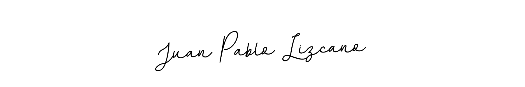 Make a beautiful signature design for name Juan Pablo Lizcano. With this signature (BallpointsItalic-DORy9) style, you can create a handwritten signature for free. Juan Pablo Lizcano signature style 11 images and pictures png