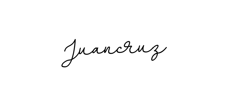 Make a beautiful signature design for name Juancruz. With this signature (BallpointsItalic-DORy9) style, you can create a handwritten signature for free. Juancruz signature style 11 images and pictures png