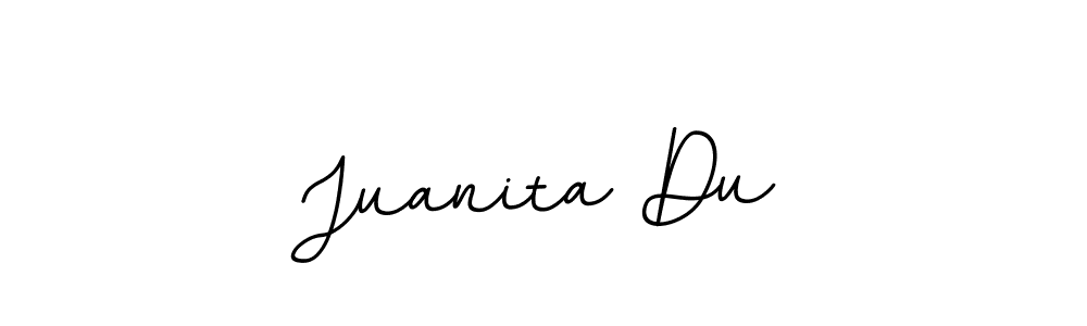 Juanita Du stylish signature style. Best Handwritten Sign (BallpointsItalic-DORy9) for my name. Handwritten Signature Collection Ideas for my name Juanita Du. Juanita Du signature style 11 images and pictures png