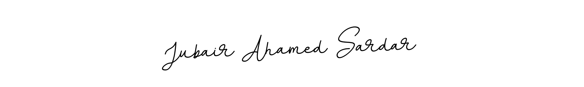 Also we have Jubair Ahamed Sardar name is the best signature style. Create professional handwritten signature collection using BallpointsItalic-DORy9 autograph style. Jubair Ahamed Sardar signature style 11 images and pictures png