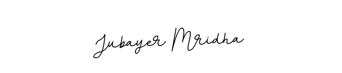 Create a beautiful signature design for name Jubayer Mridha. With this signature (BallpointsItalic-DORy9) fonts, you can make a handwritten signature for free. Jubayer Mridha signature style 11 images and pictures png