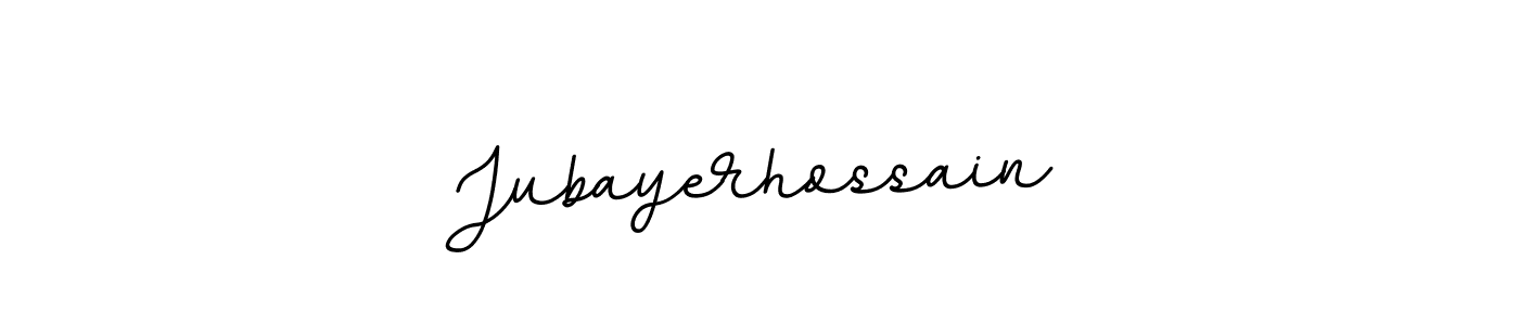 Create a beautiful signature design for name Jubayerhossain. With this signature (BallpointsItalic-DORy9) fonts, you can make a handwritten signature for free. Jubayerhossain signature style 11 images and pictures png