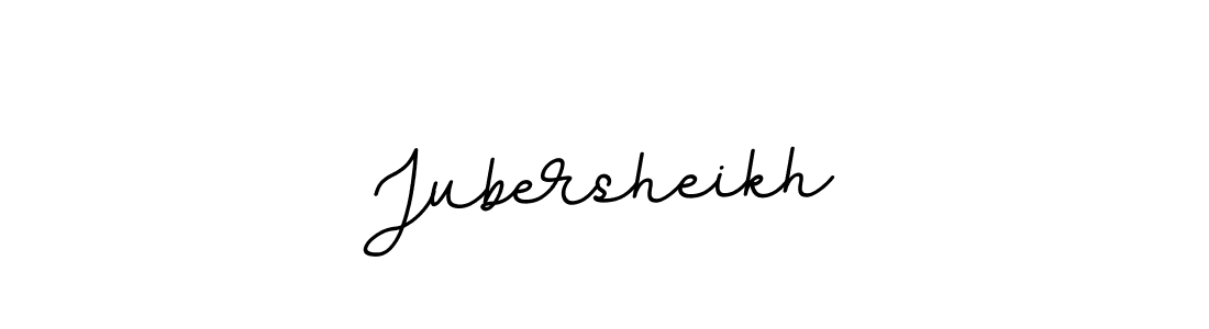 if you are searching for the best signature style for your name Jubersheikh. so please give up your signature search. here we have designed multiple signature styles  using BallpointsItalic-DORy9. Jubersheikh signature style 11 images and pictures png