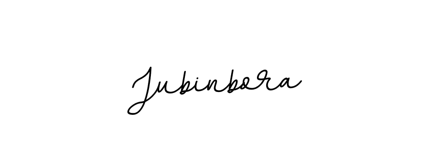Use a signature maker to create a handwritten signature online. With this signature software, you can design (BallpointsItalic-DORy9) your own signature for name Jubinbora. Jubinbora signature style 11 images and pictures png