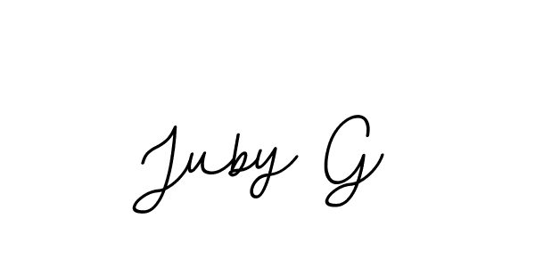 if you are searching for the best signature style for your name Juby G. so please give up your signature search. here we have designed multiple signature styles  using BallpointsItalic-DORy9. Juby G signature style 11 images and pictures png