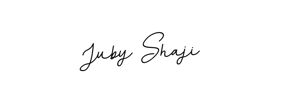 BallpointsItalic-DORy9 is a professional signature style that is perfect for those who want to add a touch of class to their signature. It is also a great choice for those who want to make their signature more unique. Get Juby Shaji name to fancy signature for free. Juby Shaji signature style 11 images and pictures png