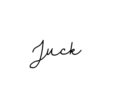 You should practise on your own different ways (BallpointsItalic-DORy9) to write your name (Juck) in signature. don't let someone else do it for you. Juck signature style 11 images and pictures png
