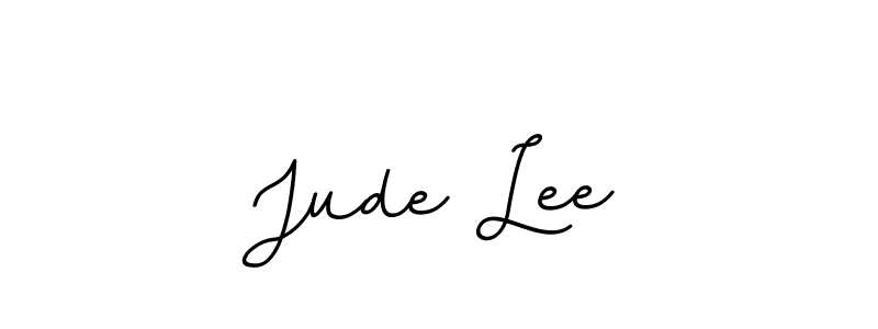 Create a beautiful signature design for name Jude Lee. With this signature (BallpointsItalic-DORy9) fonts, you can make a handwritten signature for free. Jude Lee signature style 11 images and pictures png