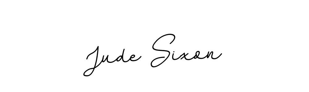 It looks lik you need a new signature style for name Jude Sixon. Design unique handwritten (BallpointsItalic-DORy9) signature with our free signature maker in just a few clicks. Jude Sixon signature style 11 images and pictures png