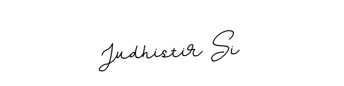 Design your own signature with our free online signature maker. With this signature software, you can create a handwritten (BallpointsItalic-DORy9) signature for name Judhistir Si. Judhistir Si signature style 11 images and pictures png