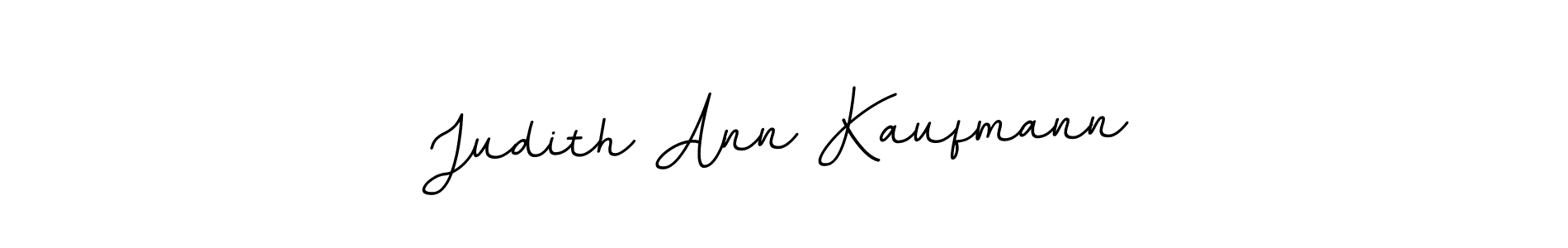 How to make Judith Ann Kaufmann name signature. Use BallpointsItalic-DORy9 style for creating short signs online. This is the latest handwritten sign. Judith Ann Kaufmann signature style 11 images and pictures png