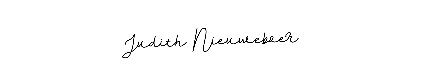 Make a beautiful signature design for name Judith Nieuweboer. With this signature (BallpointsItalic-DORy9) style, you can create a handwritten signature for free. Judith Nieuweboer signature style 11 images and pictures png