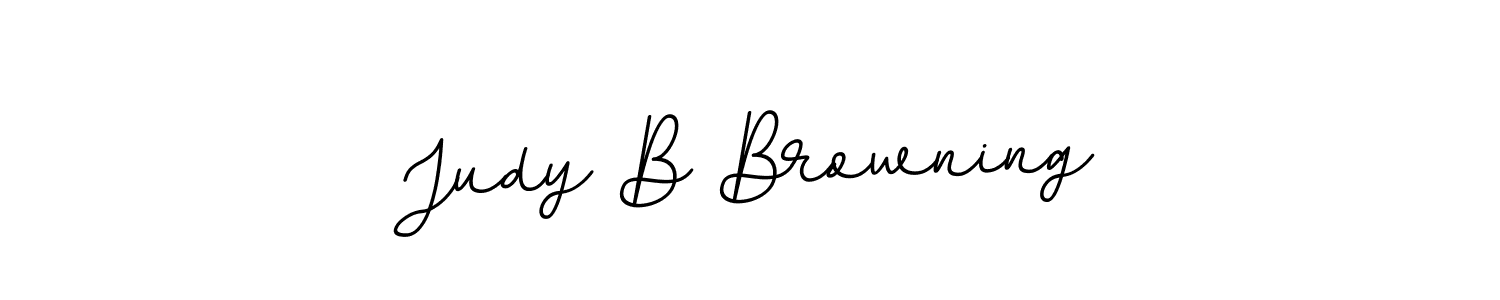 This is the best signature style for the Judy B Browning name. Also you like these signature font (BallpointsItalic-DORy9). Mix name signature. Judy B Browning signature style 11 images and pictures png