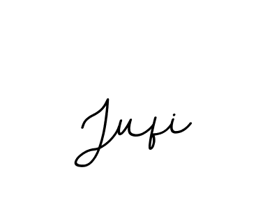 Use a signature maker to create a handwritten signature online. With this signature software, you can design (BallpointsItalic-DORy9) your own signature for name Jufi. Jufi signature style 11 images and pictures png