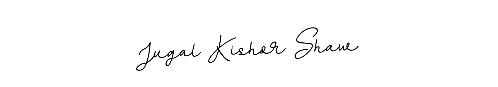 How to make Jugal Kishor Shaw signature? BallpointsItalic-DORy9 is a professional autograph style. Create handwritten signature for Jugal Kishor Shaw name. Jugal Kishor Shaw signature style 11 images and pictures png