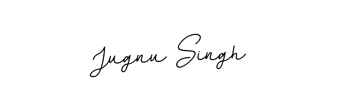 Make a beautiful signature design for name Jugnu Singh. With this signature (BallpointsItalic-DORy9) style, you can create a handwritten signature for free. Jugnu Singh signature style 11 images and pictures png