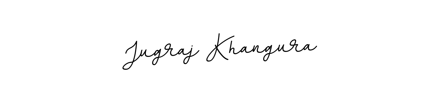 You should practise on your own different ways (BallpointsItalic-DORy9) to write your name (Jugraj Khangura) in signature. don't let someone else do it for you. Jugraj Khangura signature style 11 images and pictures png