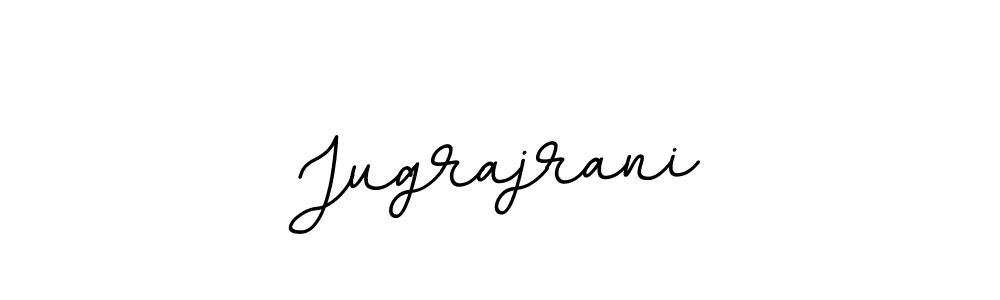 You should practise on your own different ways (BallpointsItalic-DORy9) to write your name (Jugrajrani) in signature. don't let someone else do it for you. Jugrajrani signature style 11 images and pictures png