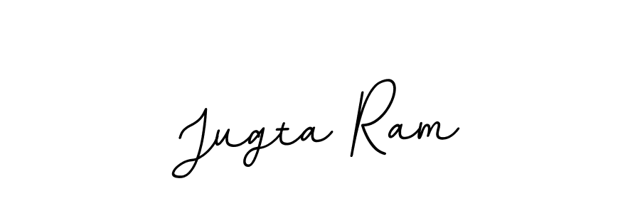 Use a signature maker to create a handwritten signature online. With this signature software, you can design (BallpointsItalic-DORy9) your own signature for name Jugta Ram. Jugta Ram signature style 11 images and pictures png
