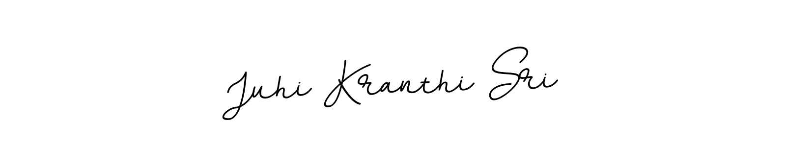 Make a beautiful signature design for name Juhi Kranthi Sri. Use this online signature maker to create a handwritten signature for free. Juhi Kranthi Sri signature style 11 images and pictures png