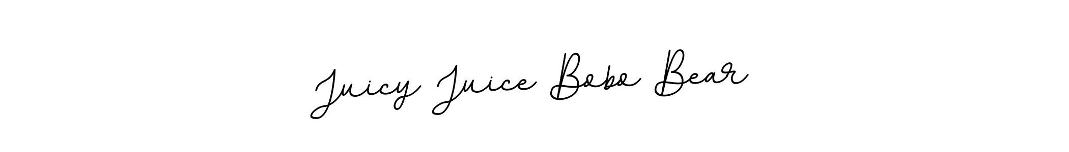 How to make Juicy Juice Bobo Bear name signature. Use BallpointsItalic-DORy9 style for creating short signs online. This is the latest handwritten sign. Juicy Juice Bobo Bear signature style 11 images and pictures png