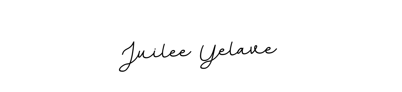 How to make Juilee Yelave signature? BallpointsItalic-DORy9 is a professional autograph style. Create handwritten signature for Juilee Yelave name. Juilee Yelave signature style 11 images and pictures png