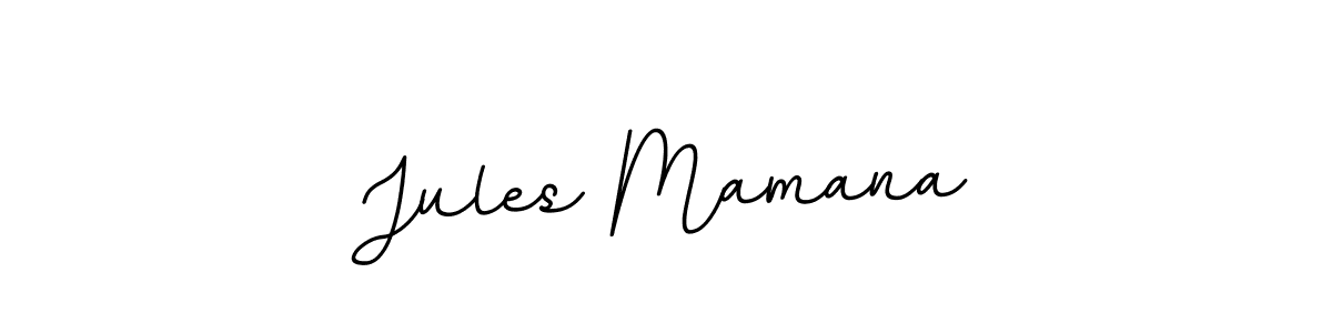 It looks lik you need a new signature style for name Jules Mamana. Design unique handwritten (BallpointsItalic-DORy9) signature with our free signature maker in just a few clicks. Jules Mamana signature style 11 images and pictures png