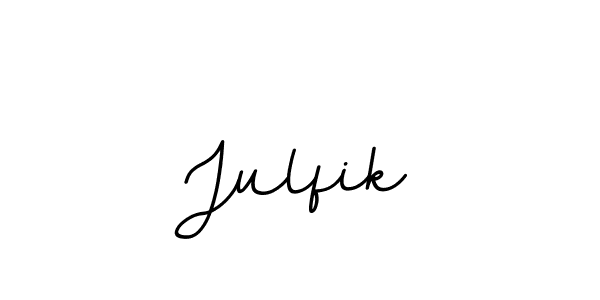 Julfik stylish signature style. Best Handwritten Sign (BallpointsItalic-DORy9) for my name. Handwritten Signature Collection Ideas for my name Julfik. Julfik signature style 11 images and pictures png