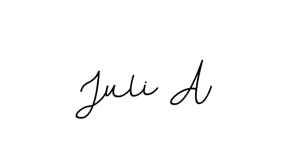 Make a beautiful signature design for name Juli A. Use this online signature maker to create a handwritten signature for free. Juli A signature style 11 images and pictures png