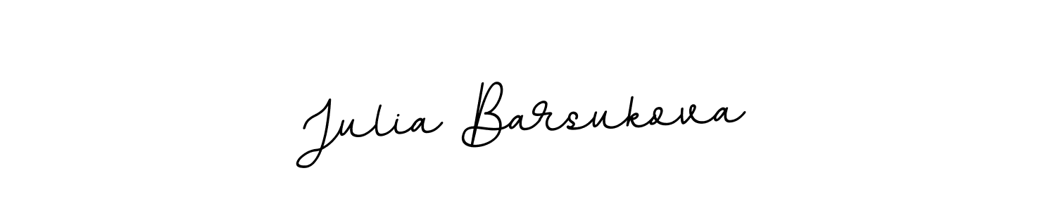 Julia Barsukova stylish signature style. Best Handwritten Sign (BallpointsItalic-DORy9) for my name. Handwritten Signature Collection Ideas for my name Julia Barsukova. Julia Barsukova signature style 11 images and pictures png