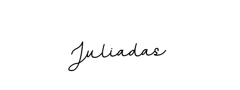 Also we have Juliadas name is the best signature style. Create professional handwritten signature collection using BallpointsItalic-DORy9 autograph style. Juliadas signature style 11 images and pictures png