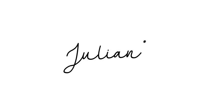 Julian* stylish signature style. Best Handwritten Sign (BallpointsItalic-DORy9) for my name. Handwritten Signature Collection Ideas for my name Julian*. Julian* signature style 11 images and pictures png