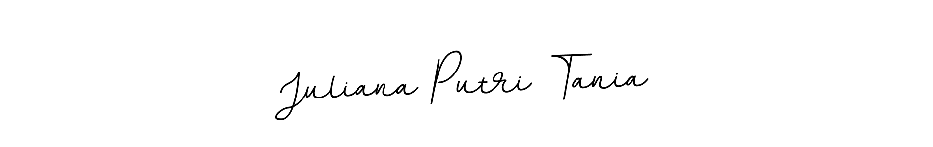 Also we have Juliana Putri Tania name is the best signature style. Create professional handwritten signature collection using BallpointsItalic-DORy9 autograph style. Juliana Putri Tania signature style 11 images and pictures png