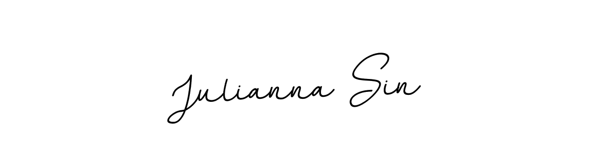 Make a beautiful signature design for name Julianna Sin. With this signature (BallpointsItalic-DORy9) style, you can create a handwritten signature for free. Julianna Sin signature style 11 images and pictures png