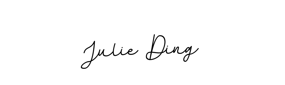 Use a signature maker to create a handwritten signature online. With this signature software, you can design (BallpointsItalic-DORy9) your own signature for name Julie Ding. Julie Ding signature style 11 images and pictures png