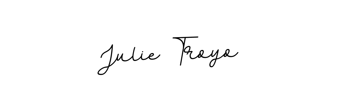 Design your own signature with our free online signature maker. With this signature software, you can create a handwritten (BallpointsItalic-DORy9) signature for name Julie Troyo. Julie Troyo signature style 11 images and pictures png