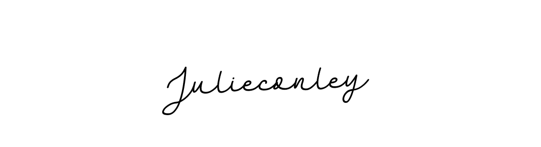 Design your own signature with our free online signature maker. With this signature software, you can create a handwritten (BallpointsItalic-DORy9) signature for name Julieconley. Julieconley signature style 11 images and pictures png