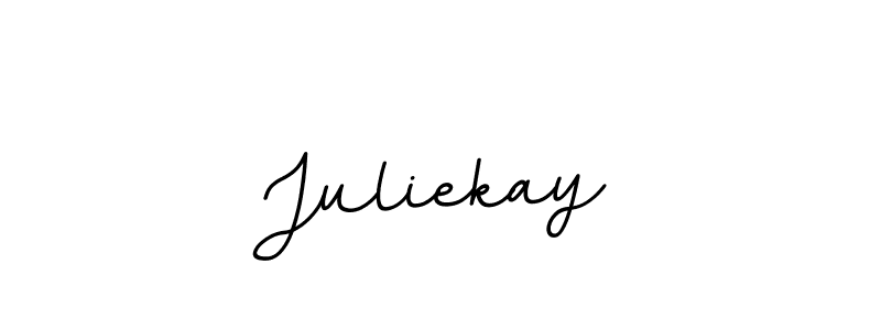 BallpointsItalic-DORy9 is a professional signature style that is perfect for those who want to add a touch of class to their signature. It is also a great choice for those who want to make their signature more unique. Get Juliekay name to fancy signature for free. Juliekay signature style 11 images and pictures png