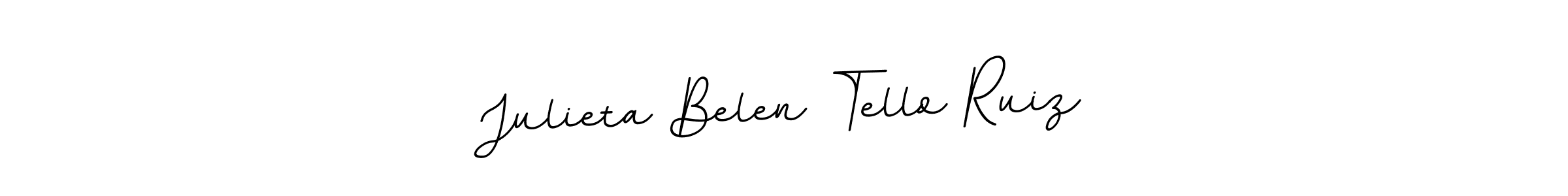 Also we have Julieta Belen Tello Ruiz name is the best signature style. Create professional handwritten signature collection using BallpointsItalic-DORy9 autograph style. Julieta Belen Tello Ruiz signature style 11 images and pictures png