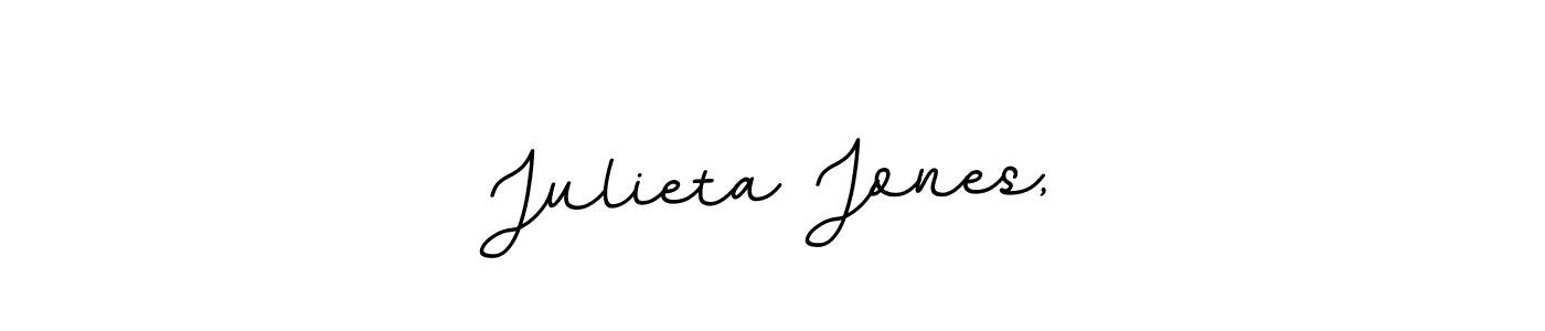 It looks lik you need a new signature style for name Julieta Jones,. Design unique handwritten (BallpointsItalic-DORy9) signature with our free signature maker in just a few clicks. Julieta Jones, signature style 11 images and pictures png