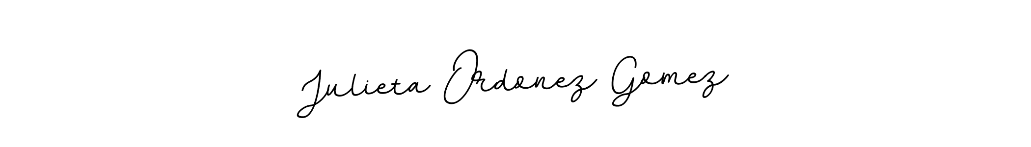 Julieta Ordonez Gomez stylish signature style. Best Handwritten Sign (BallpointsItalic-DORy9) for my name. Handwritten Signature Collection Ideas for my name Julieta Ordonez Gomez. Julieta Ordonez Gomez signature style 11 images and pictures png