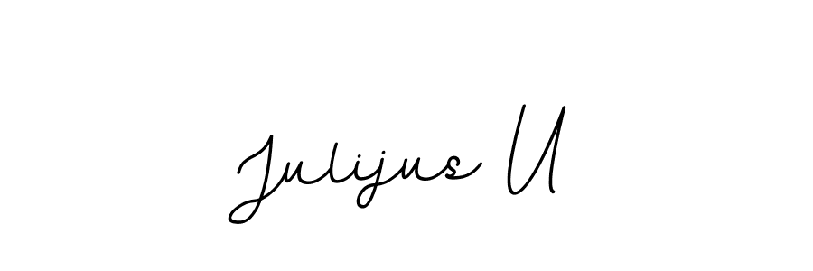 This is the best signature style for the Julijus U name. Also you like these signature font (BallpointsItalic-DORy9). Mix name signature. Julijus U signature style 11 images and pictures png