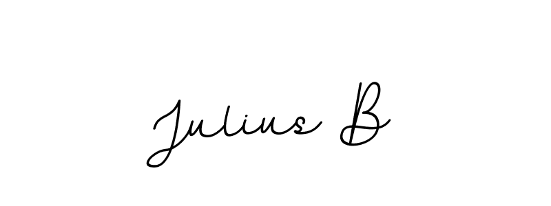 The best way (BallpointsItalic-DORy9) to make a short signature is to pick only two or three words in your name. The name Julius B include a total of six letters. For converting this name. Julius B signature style 11 images and pictures png