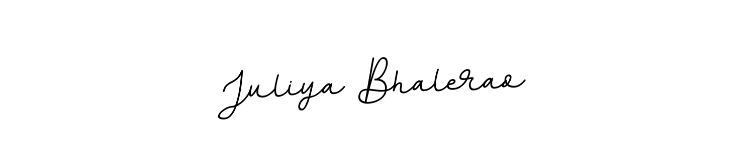 Make a beautiful signature design for name Juliya Bhalerao. With this signature (BallpointsItalic-DORy9) style, you can create a handwritten signature for free. Juliya Bhalerao signature style 11 images and pictures png