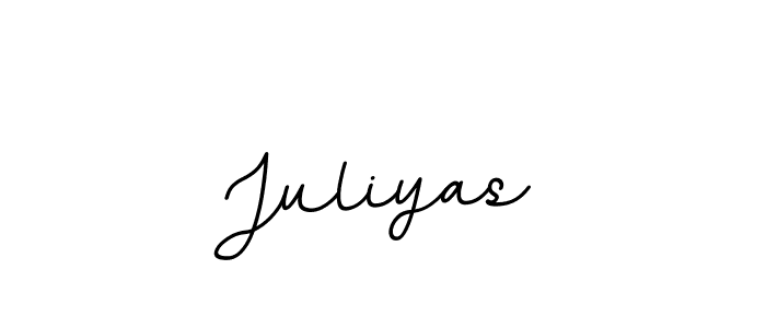 It looks lik you need a new signature style for name Juliyas. Design unique handwritten (BallpointsItalic-DORy9) signature with our free signature maker in just a few clicks. Juliyas signature style 11 images and pictures png